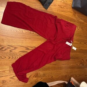 Abercrombie & Fitch Burgundy Lounge Pants